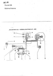 IMPIANTO ELETTRICO DUCATI 98 BOBINA INTERNA | MotoRo Motorparts
