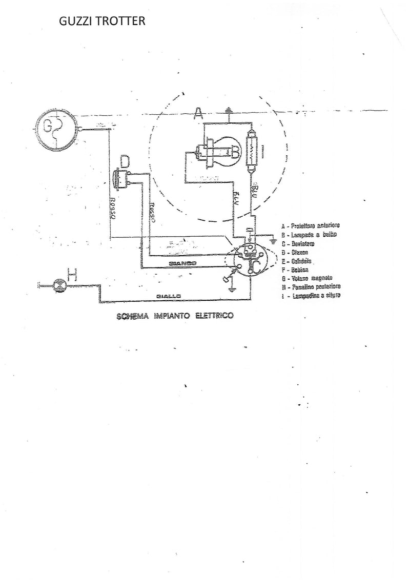 IMPIANTO ELETTRICO MOTO GUZZI TROTTER | MotoRo Motorparts