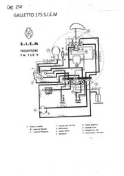 IMPIANTO ELETTRICO MOTO GUZZI GALLETTO 175 S.I.E.M. | MotoRo Motorparts
