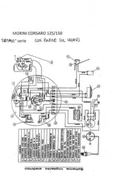 IMPIANTO ELETTRICO MORINI 125/150 TURISMO 1° SERIE PUNTINE SUL VOLANO | MotoRo Motorparts